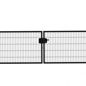 Metalen poort dubbel 180x300cm zwart Prins Houthandel Purmerend