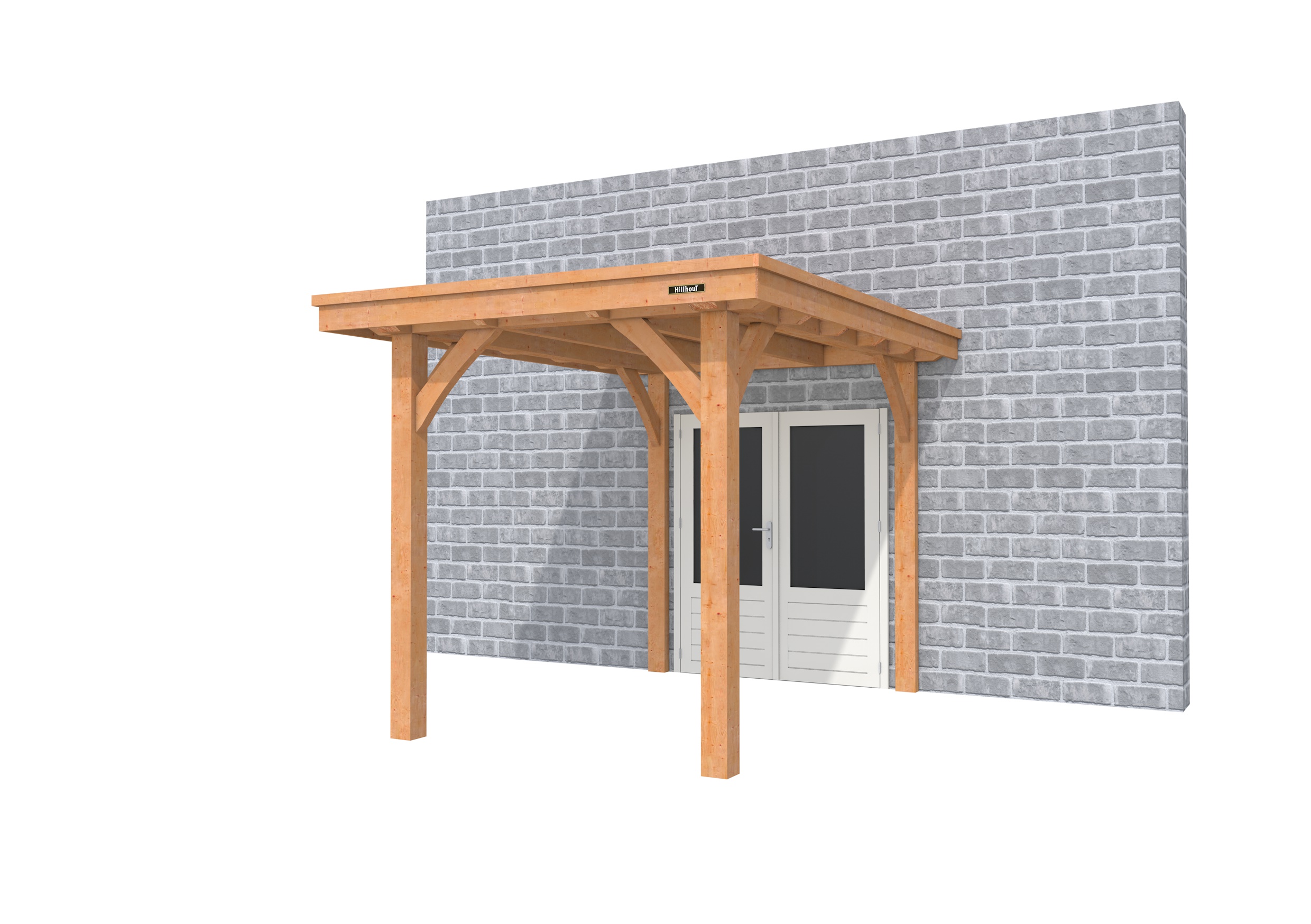 Buitenverblijf aan huis Excellent I, douglas, basismodel L/A, 207x299 cm, onbehandeld.