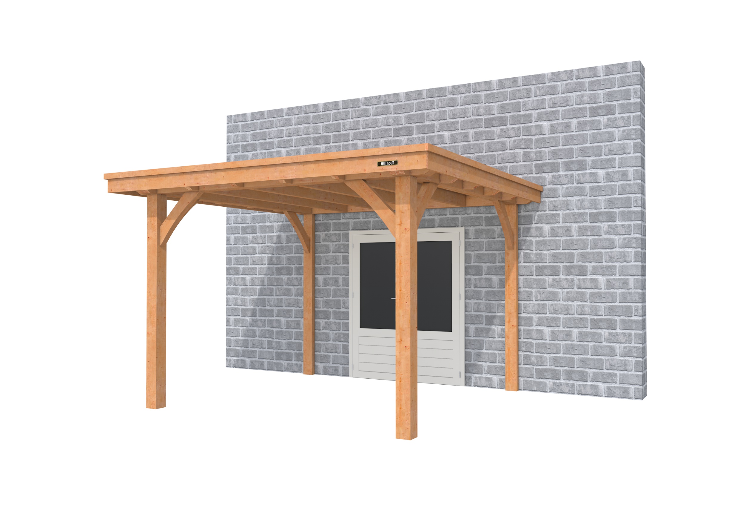 Buitenverblijf aan huis Excellent I, douglas, basismodel L/C, 307x299 cm, onbehandeld.