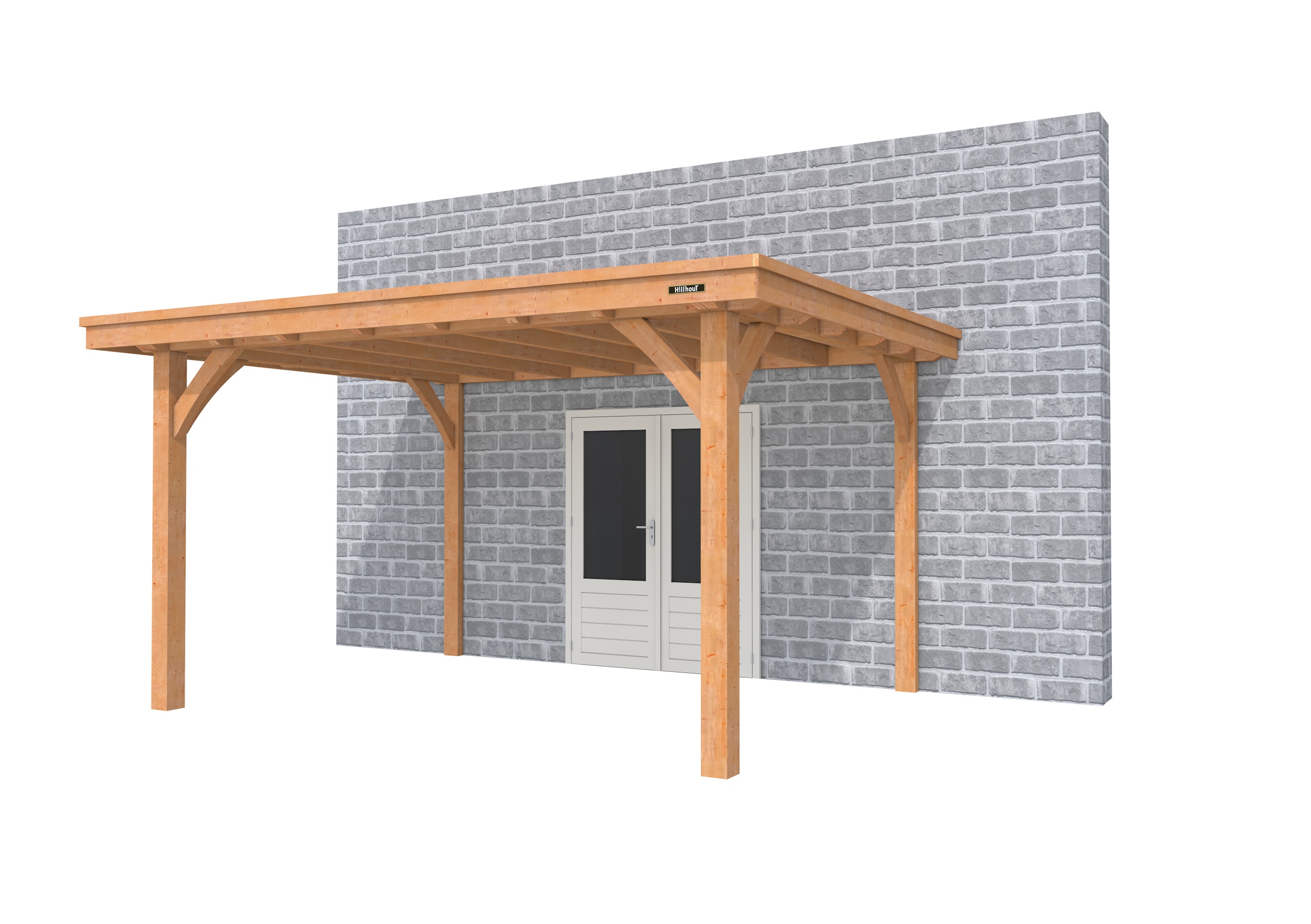 Buitenverblijf aan huis Excellent I, douglas, basismodel L/E, 399x299 cm, onbehandeld.