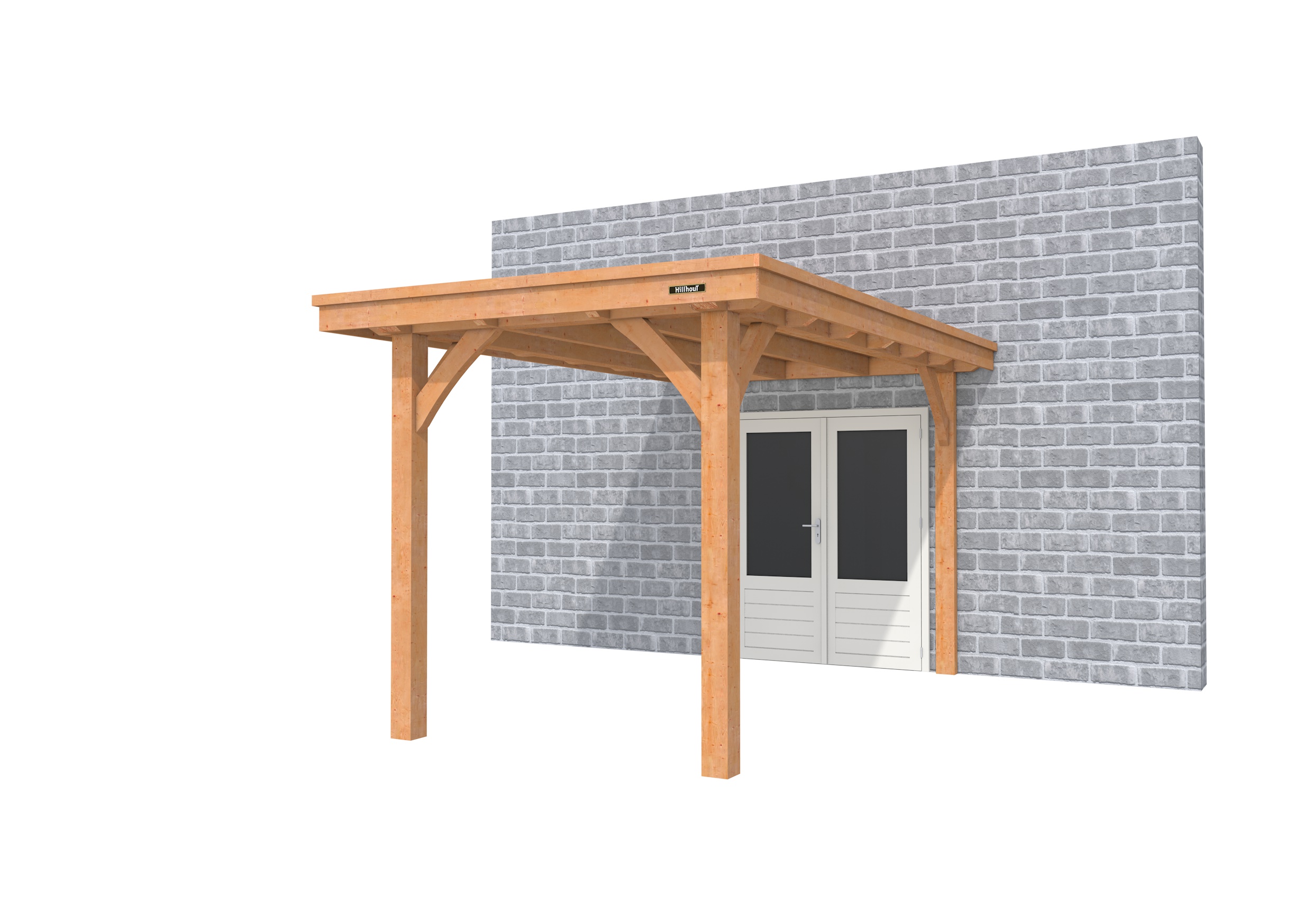 Buitenverblijf aan huis Excellent I, douglas, basismodel XXL/A, 207x392 cm, onbehandeld.