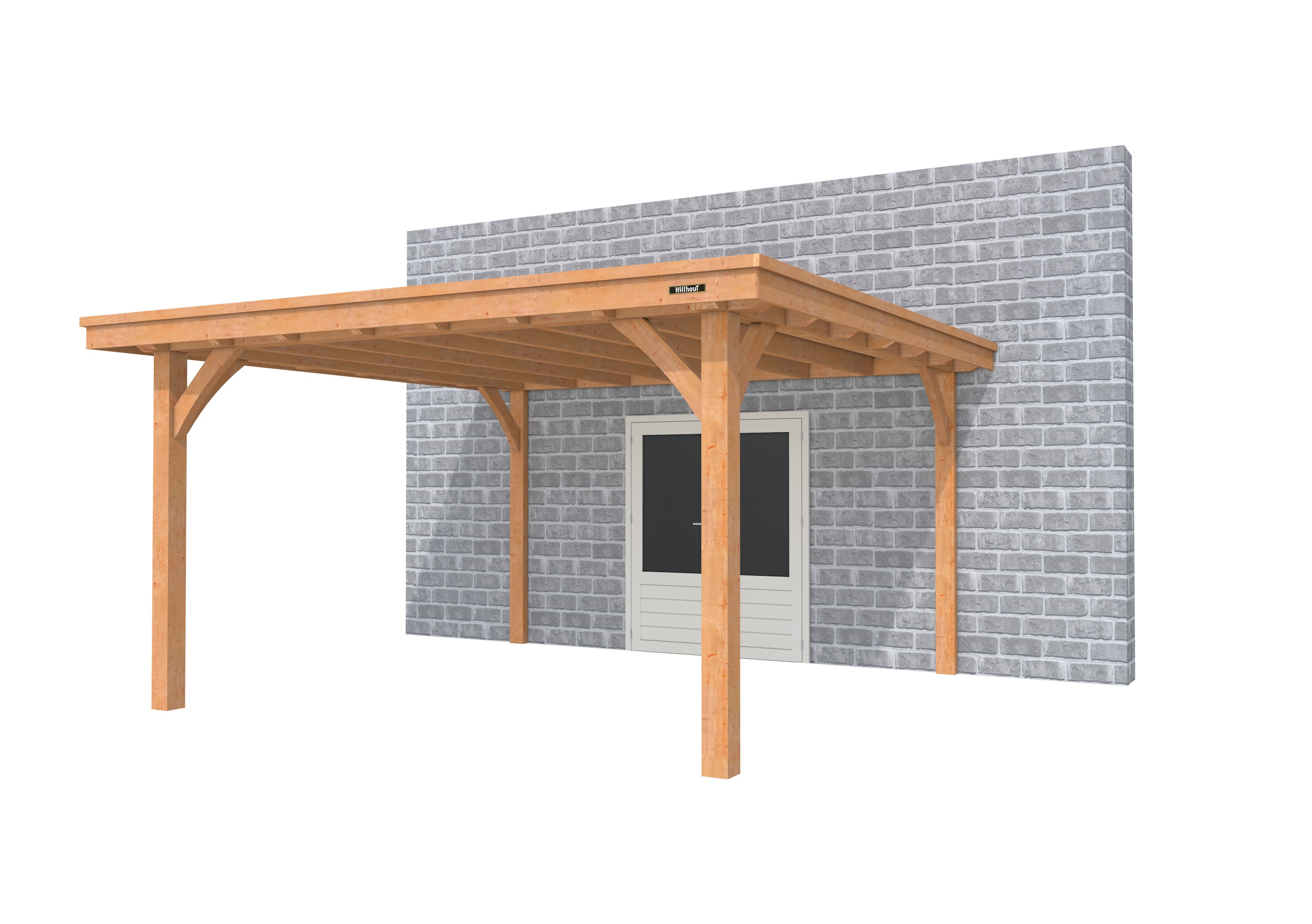 Buitenverblijf aan huis Excellent I, douglas, basismodel XXL/E, 399x392 cm, onbehandeld.