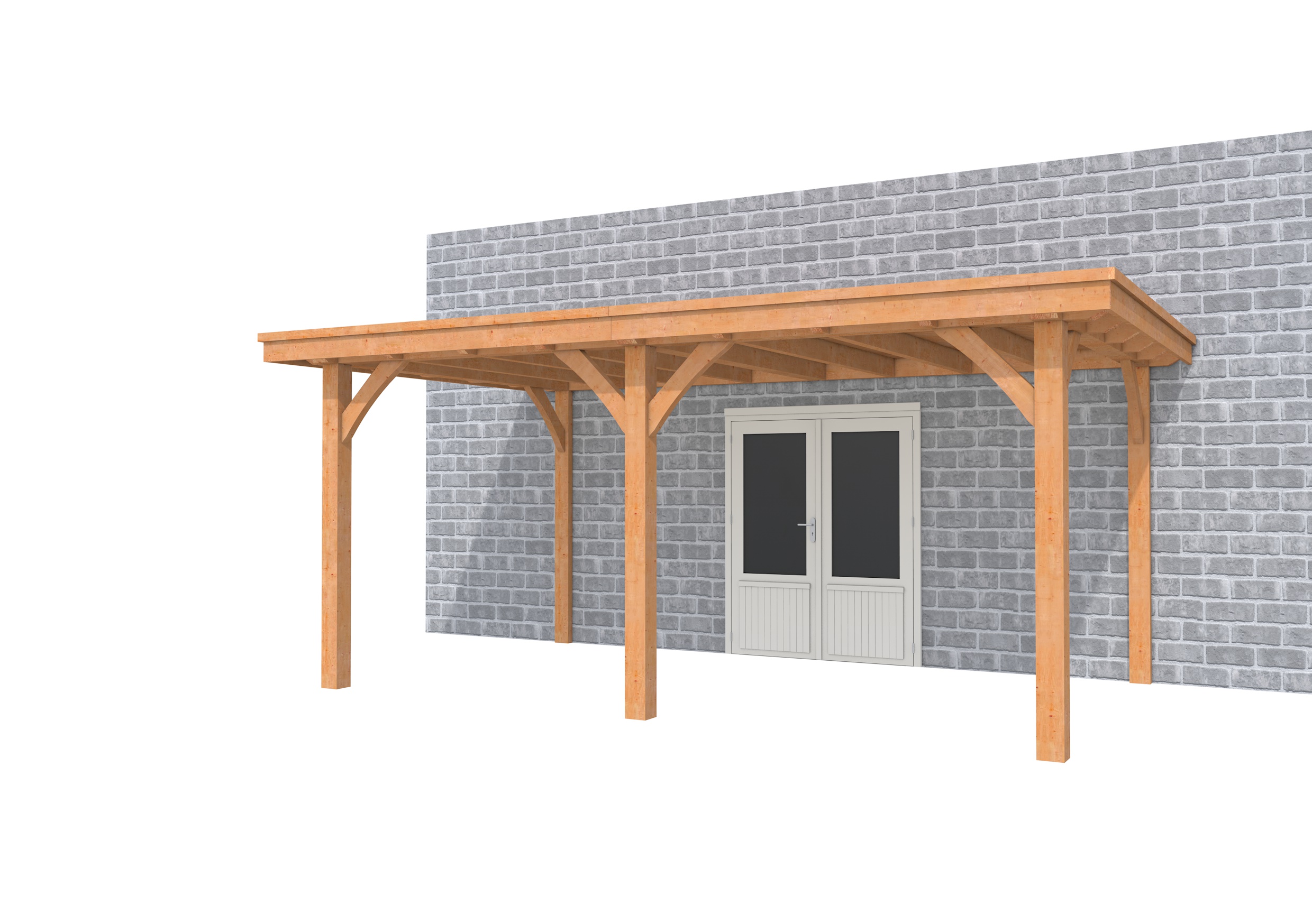 Buitenverblijf aan huis Excellent II, douglas, basismodel L/B, 499x299 cm, onbehandeld.