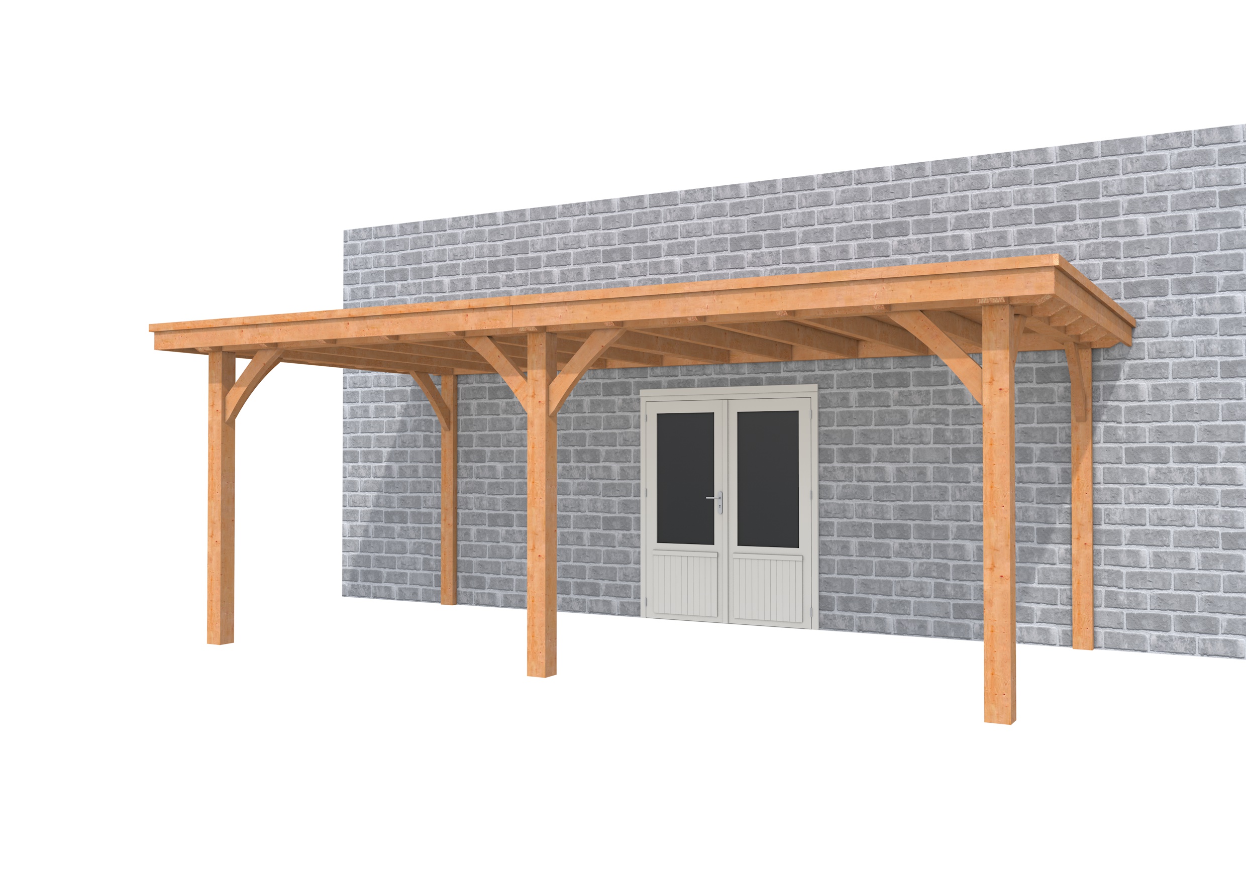 Buitenverblijf aan huis Excellent II, douglas, basismodel L/C, 599x299 cm, onbehandeld.