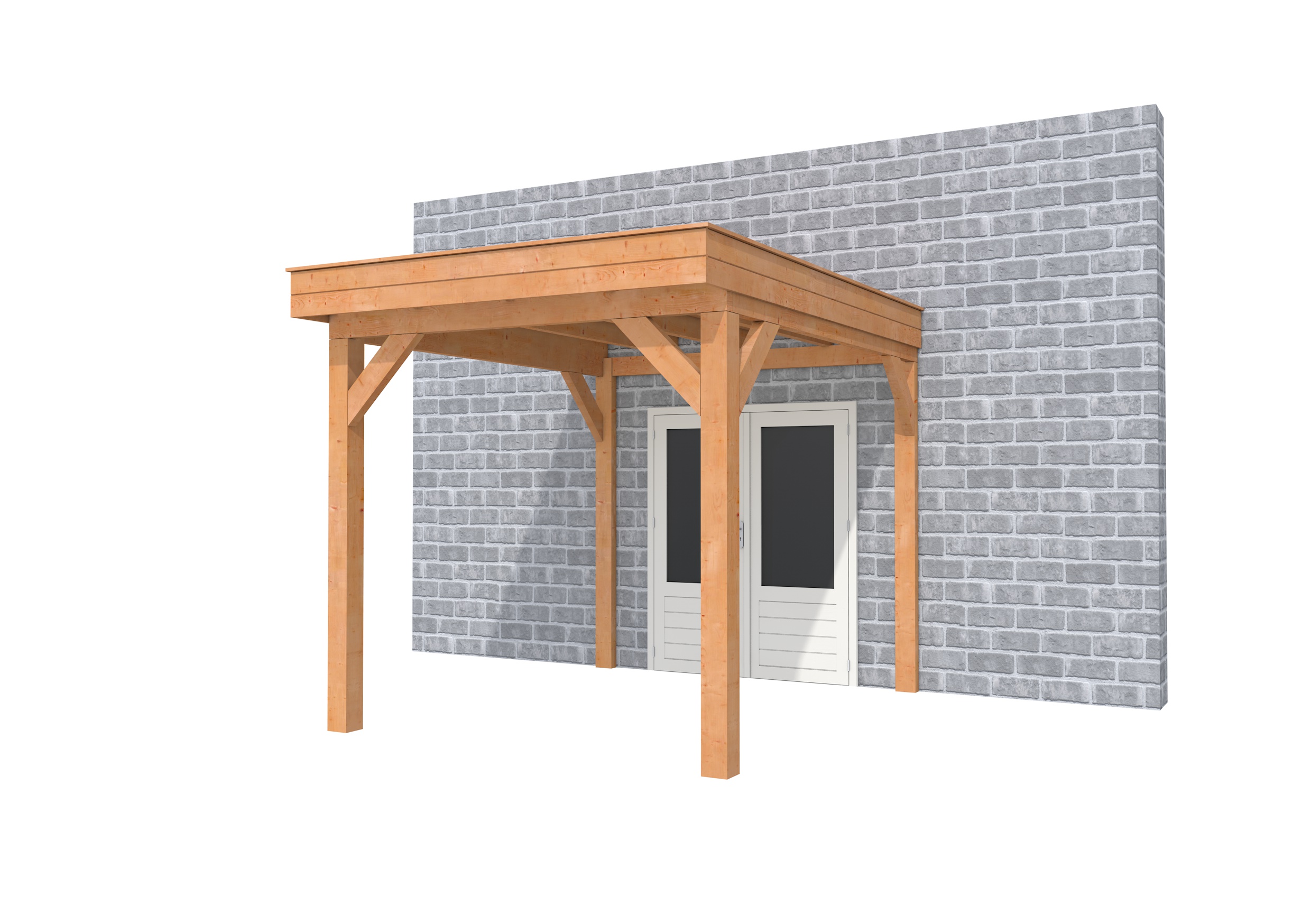 Buitenverblijf aan huis Premium I, douglas, basismodel L/B, 257x299 cm, onbehandeld.