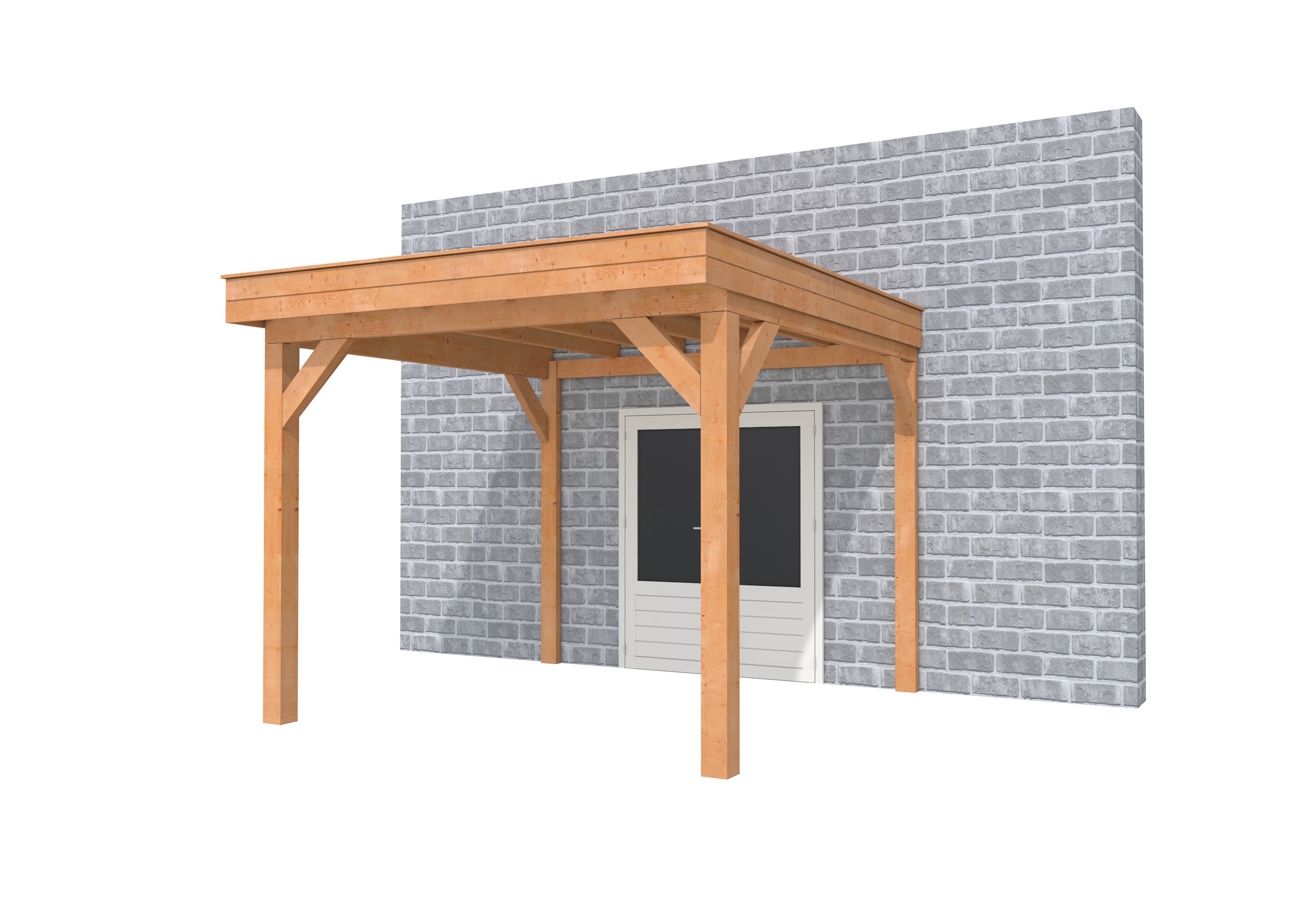 Buitenverblijf aan huis Premium I, douglas, basismodel L/C, 307x299 cm, onbehandeld.