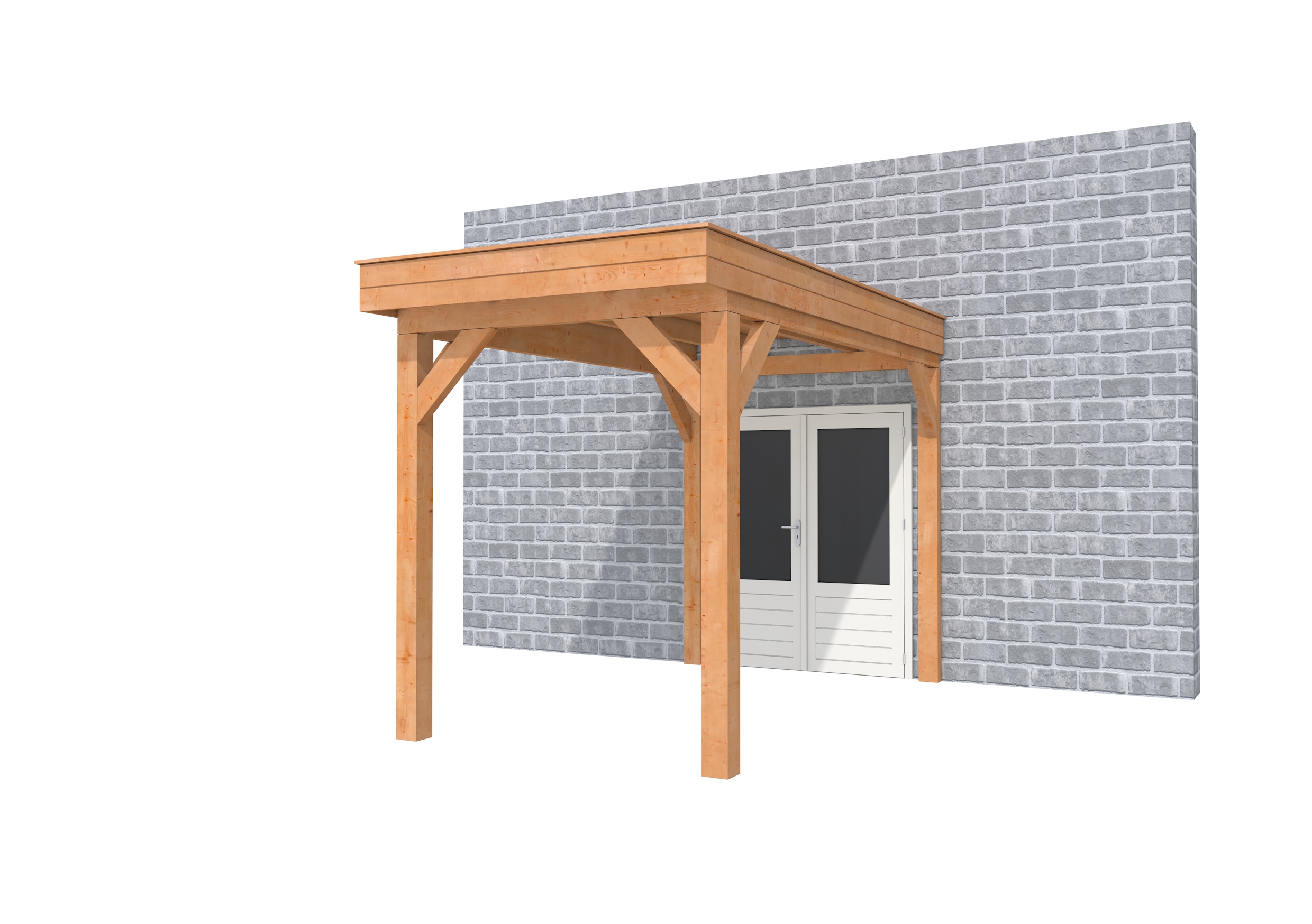Buitenverblijf aan huis Premium I, douglas, basismodel XL/A, 207x349 cm, onbehandeld.