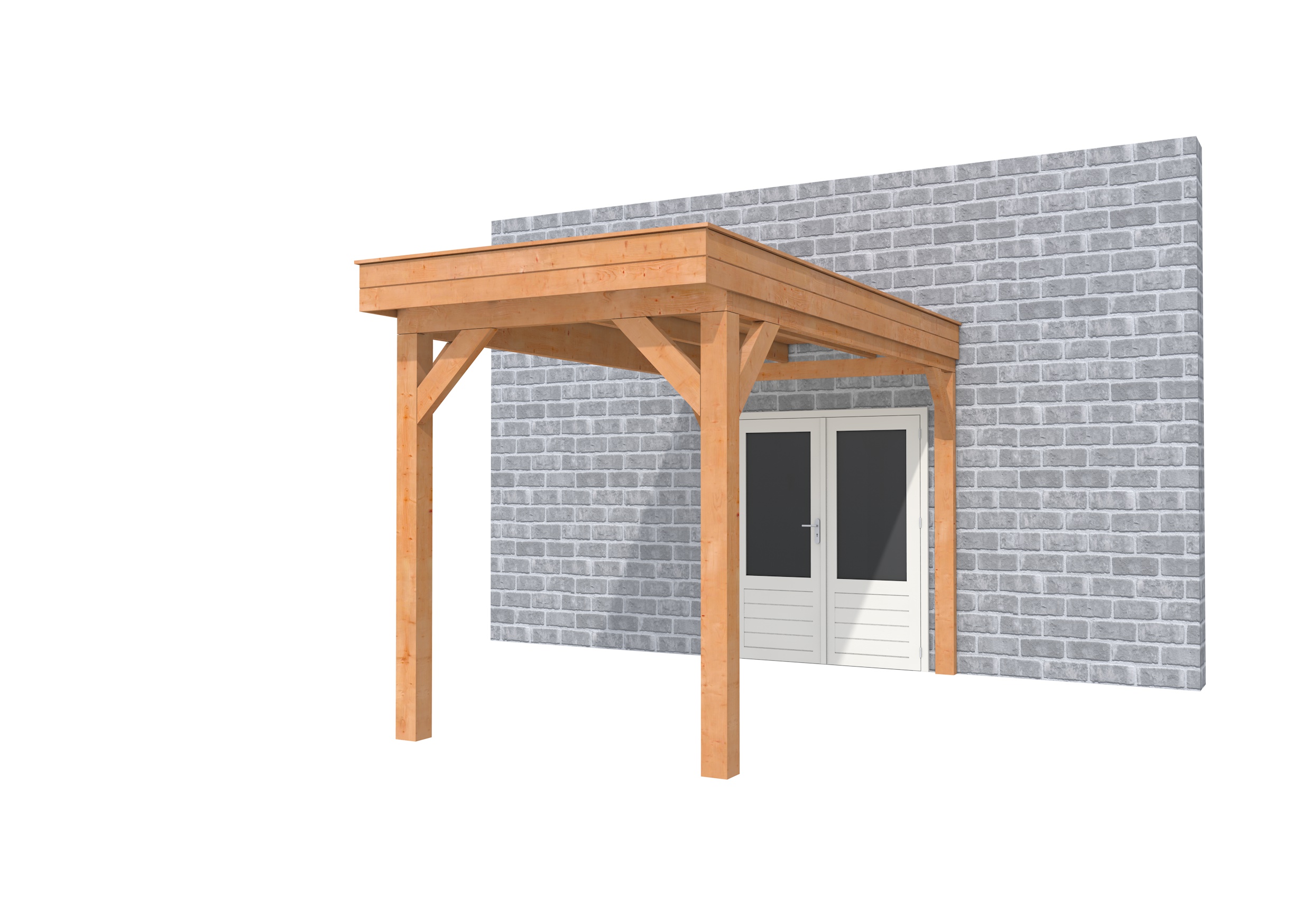Buitenverblijf aan huis Premium I, douglas, basismodel XXL/A, 207x392 cm, onbehandeld.