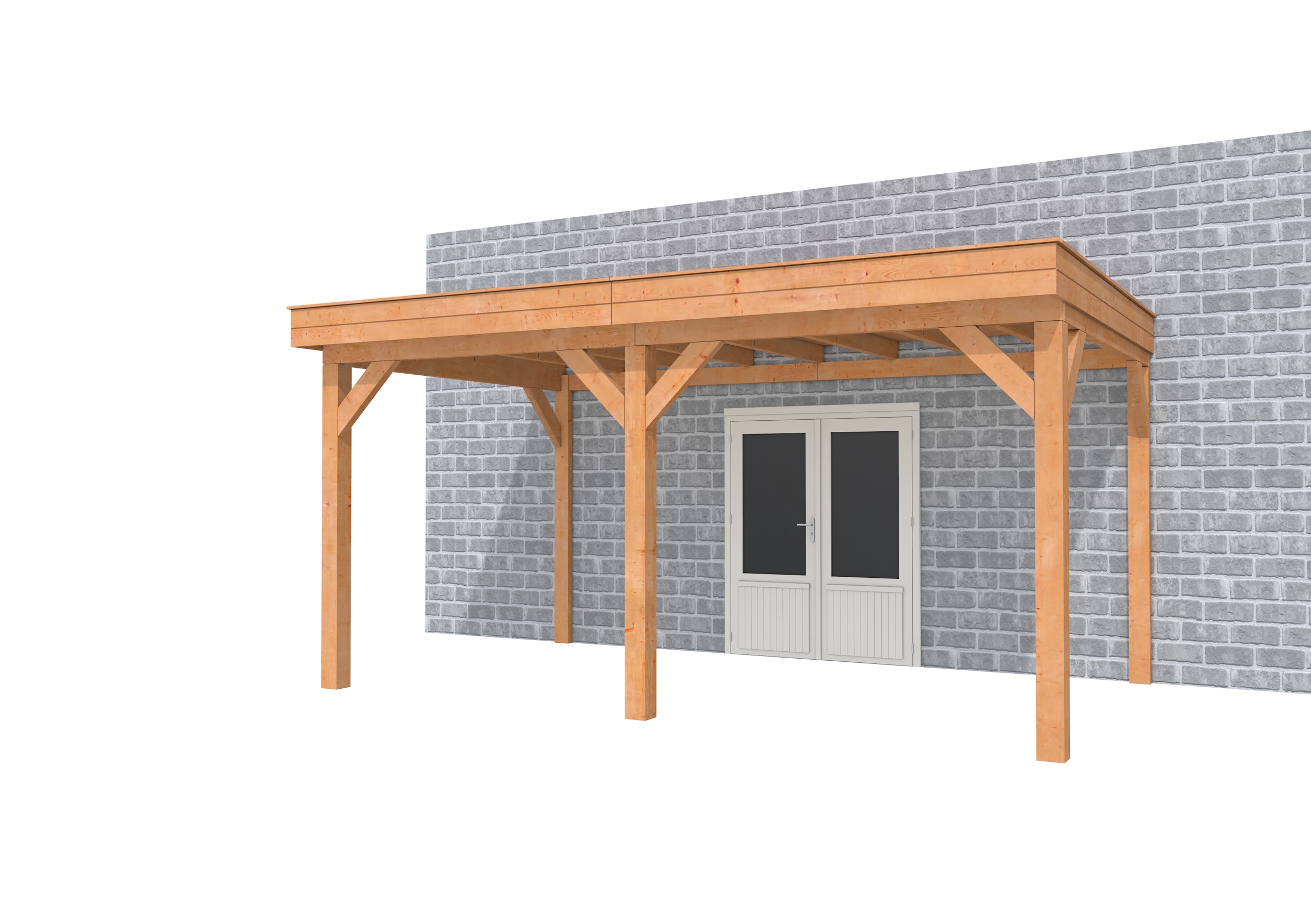 Buitenverblijf aan huis Premium II, douglas, basismodel L/B, 499x299 cm, onbehandeld.
