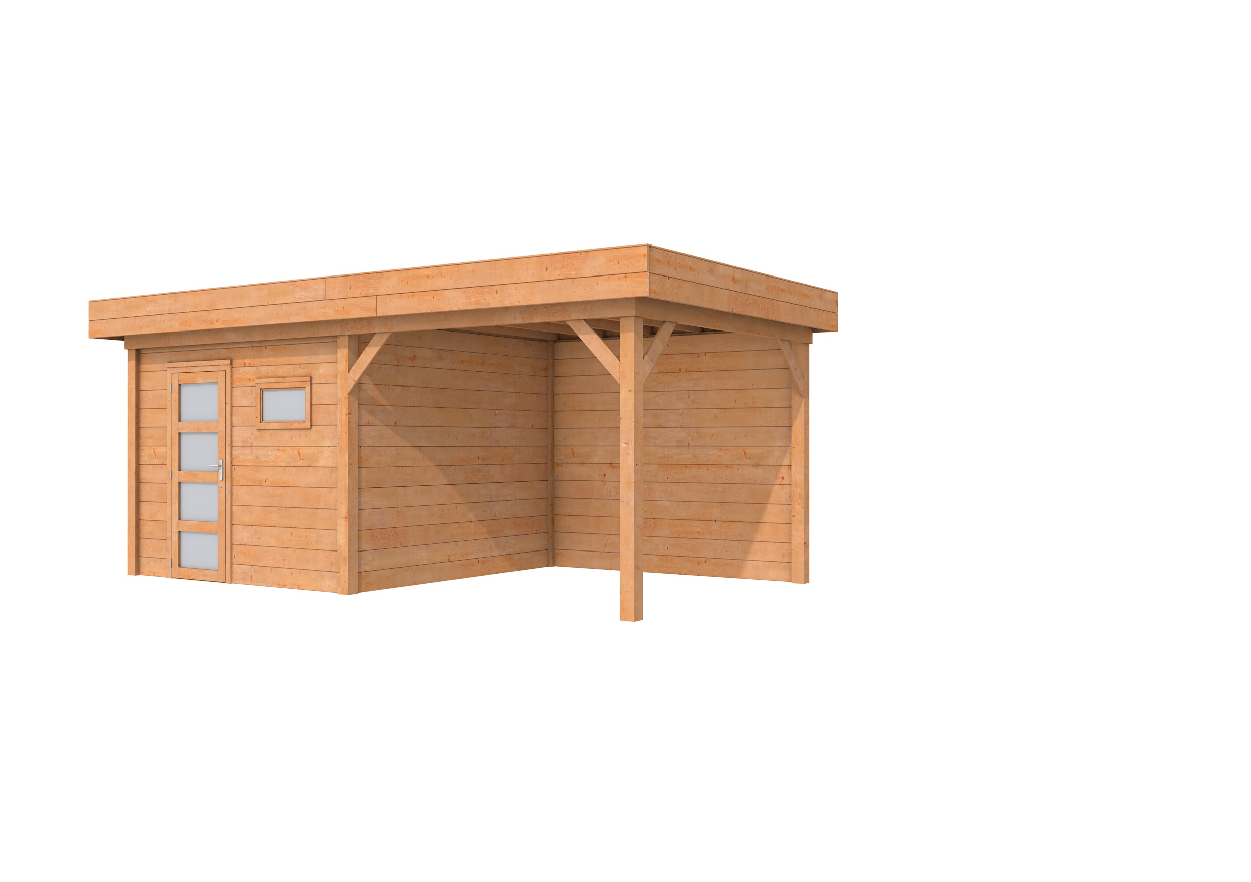 Topvision tuinhuis met zijluifel