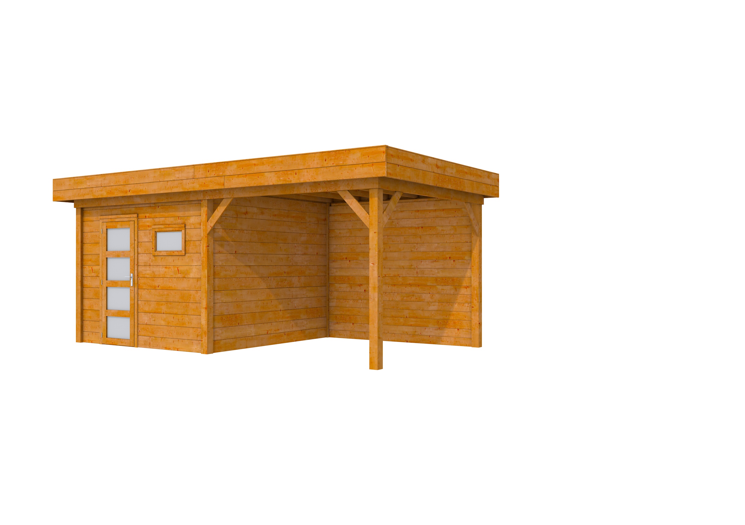 Topvision tuinhuis met zijluifel