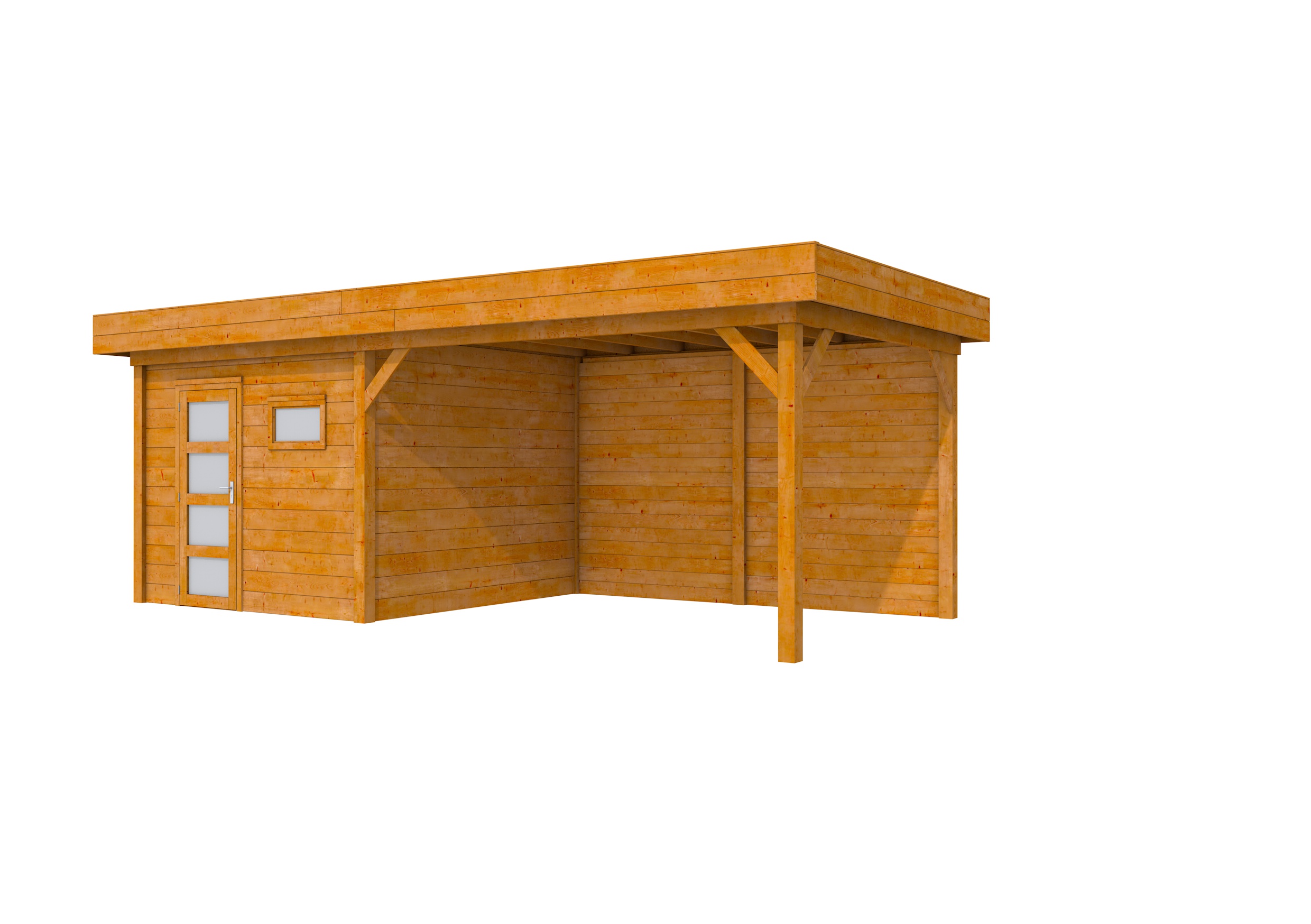 Topvision tuinhuis met zijluifel