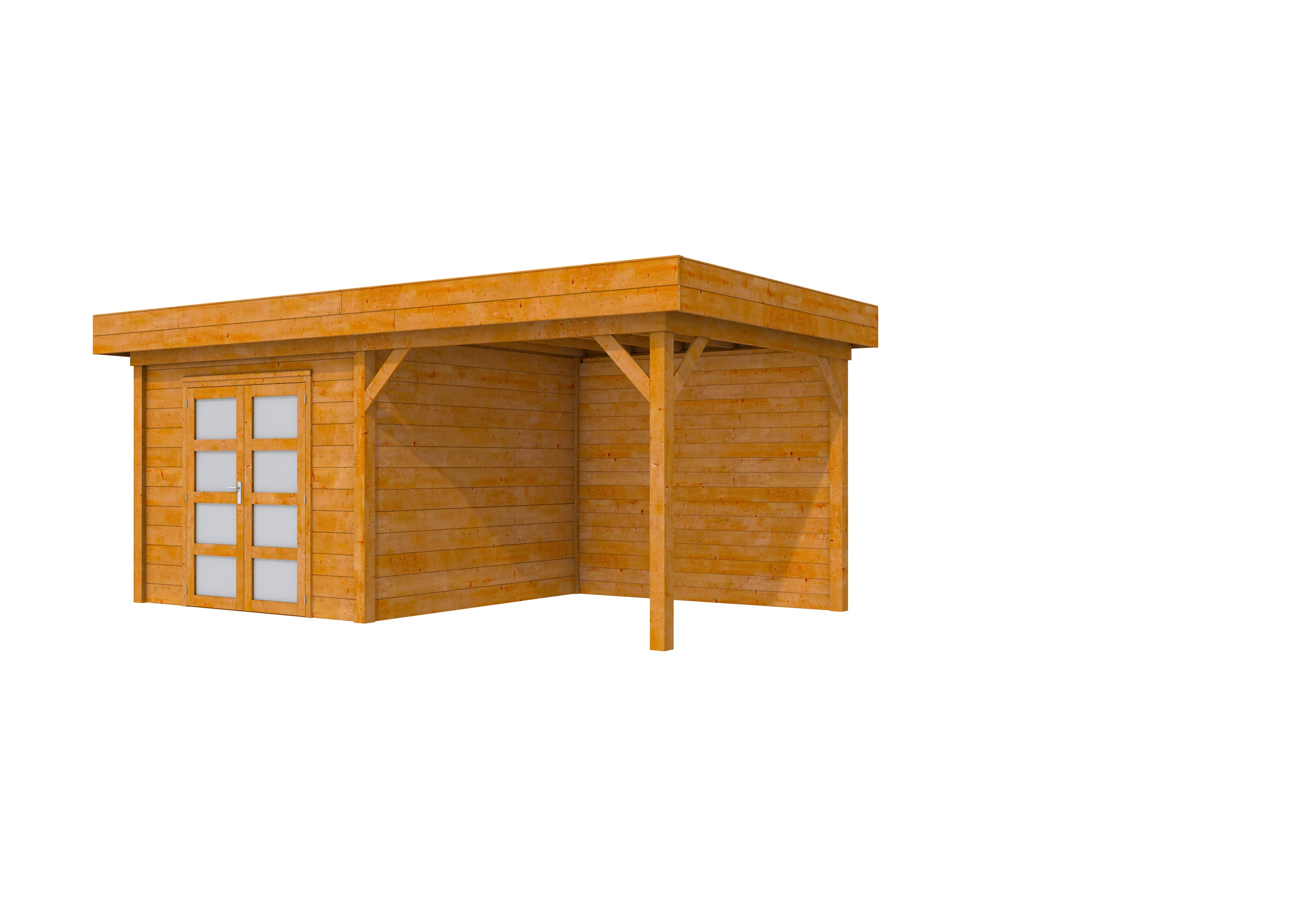 Topvision tuinhuis met zijluifel