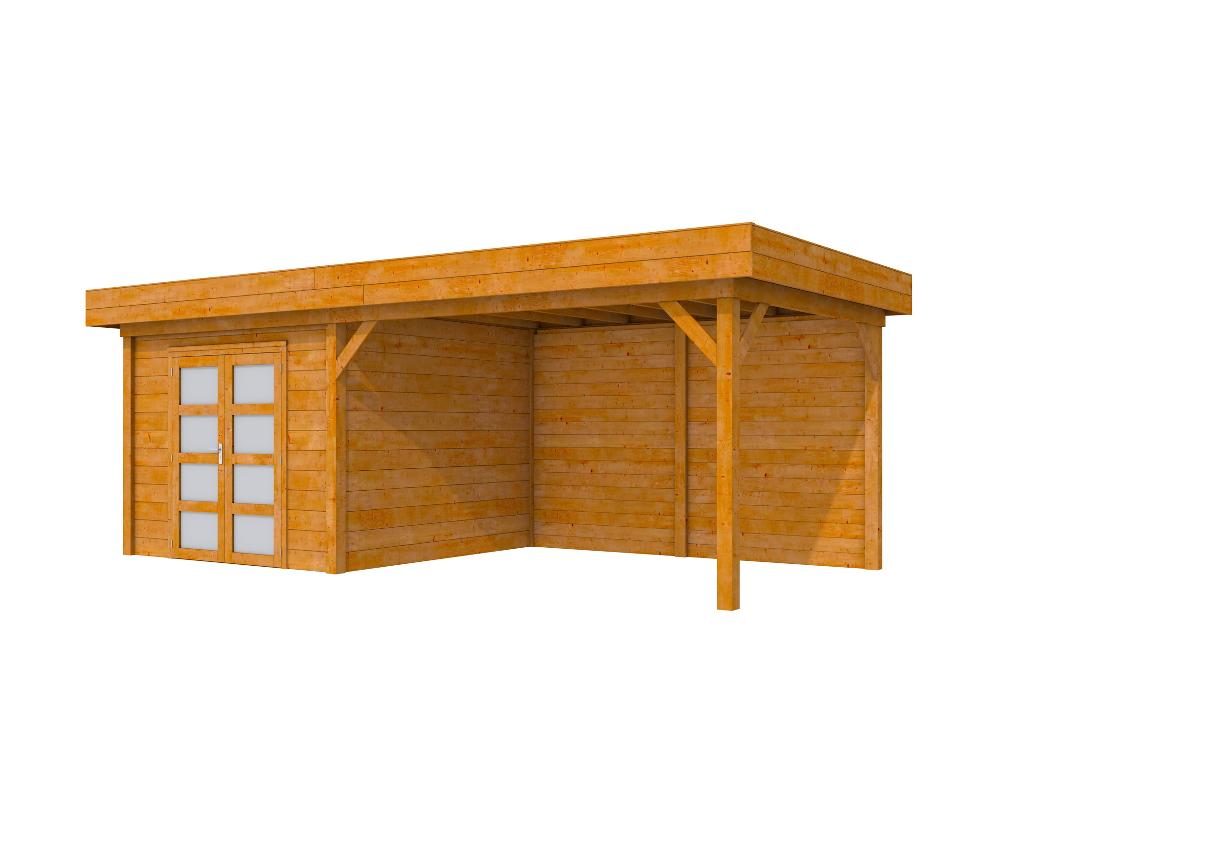 Topvision tuinhuis met zijluifel