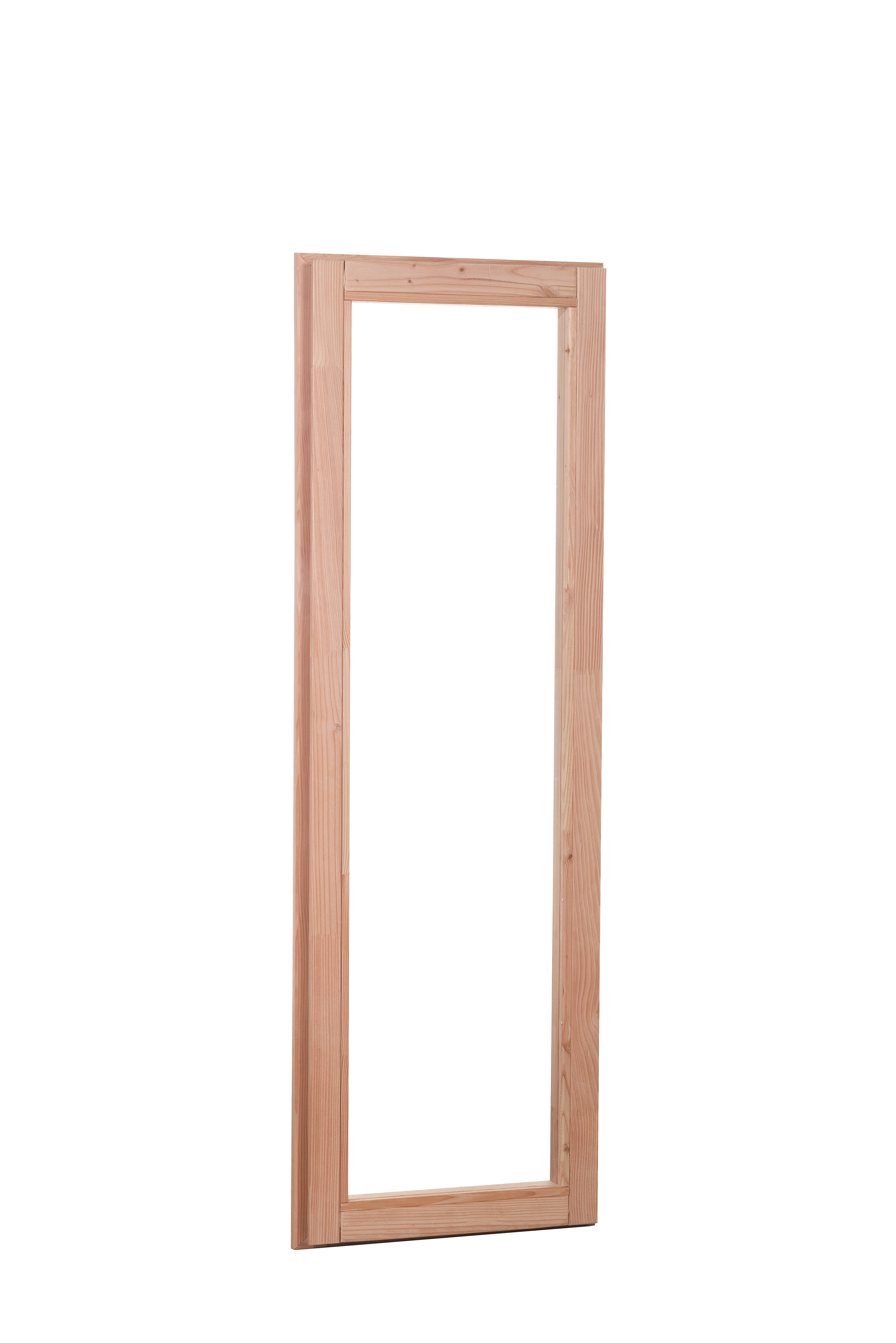 Douglas vast raam (zijlicht), 51,5 x 155 cm, transparant gespoten.