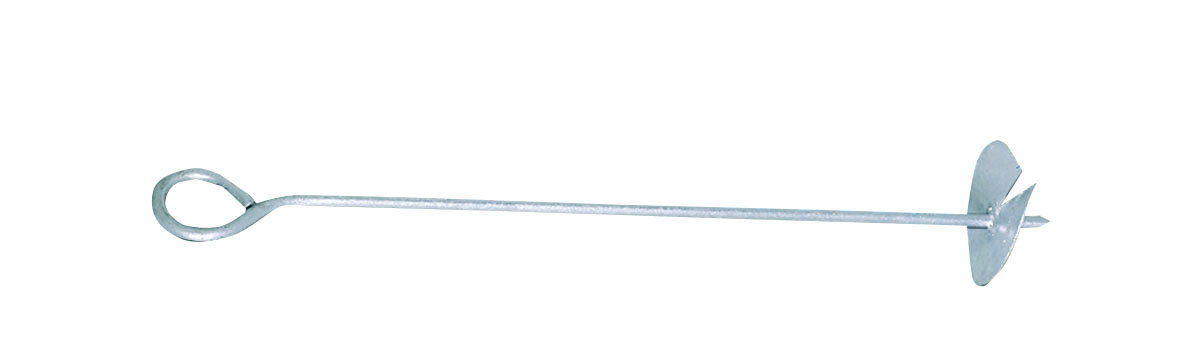 Grondanker t.b.v. speeltoestel, verzinkt.