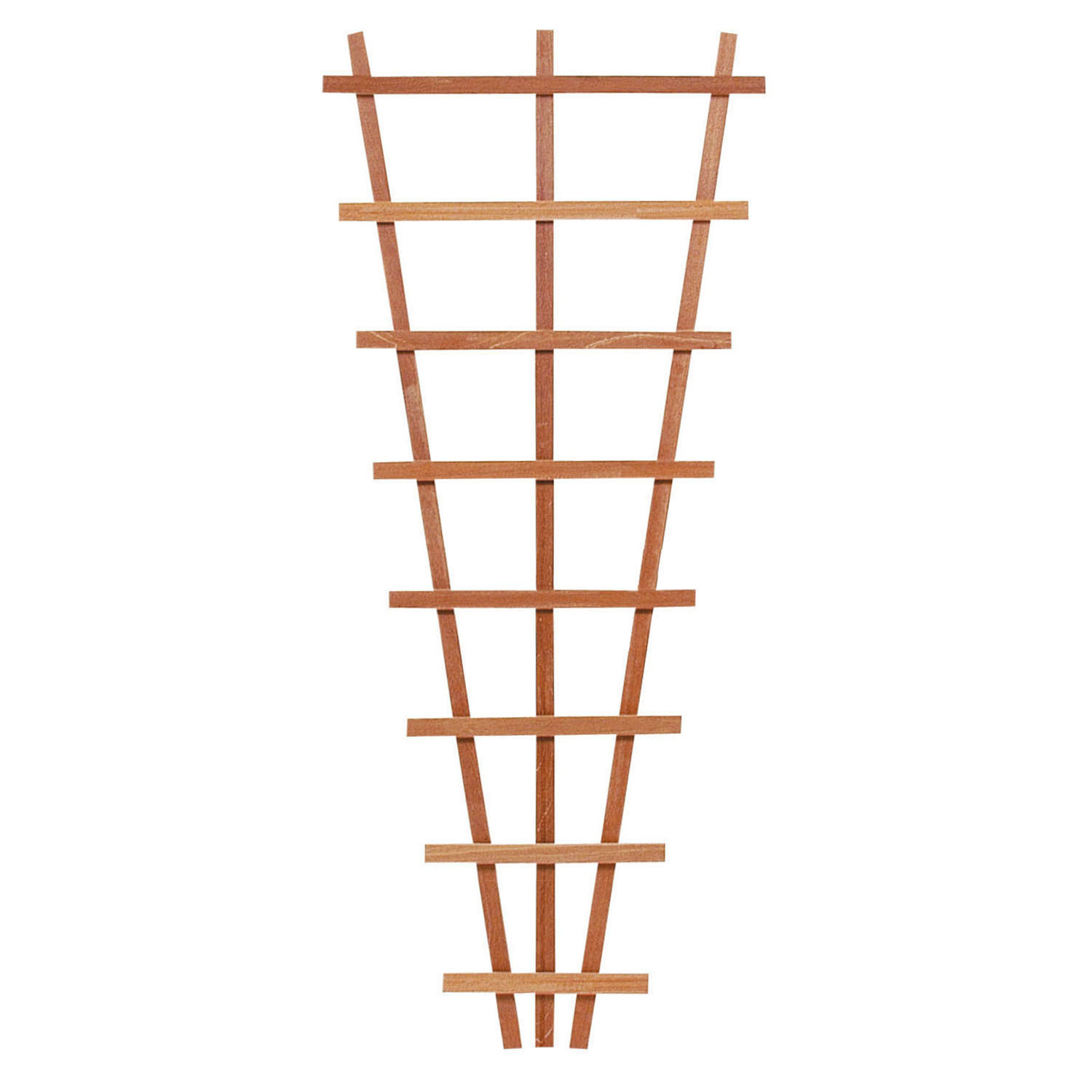 Hardhouten V-trellis 30-65 x 150 cm.