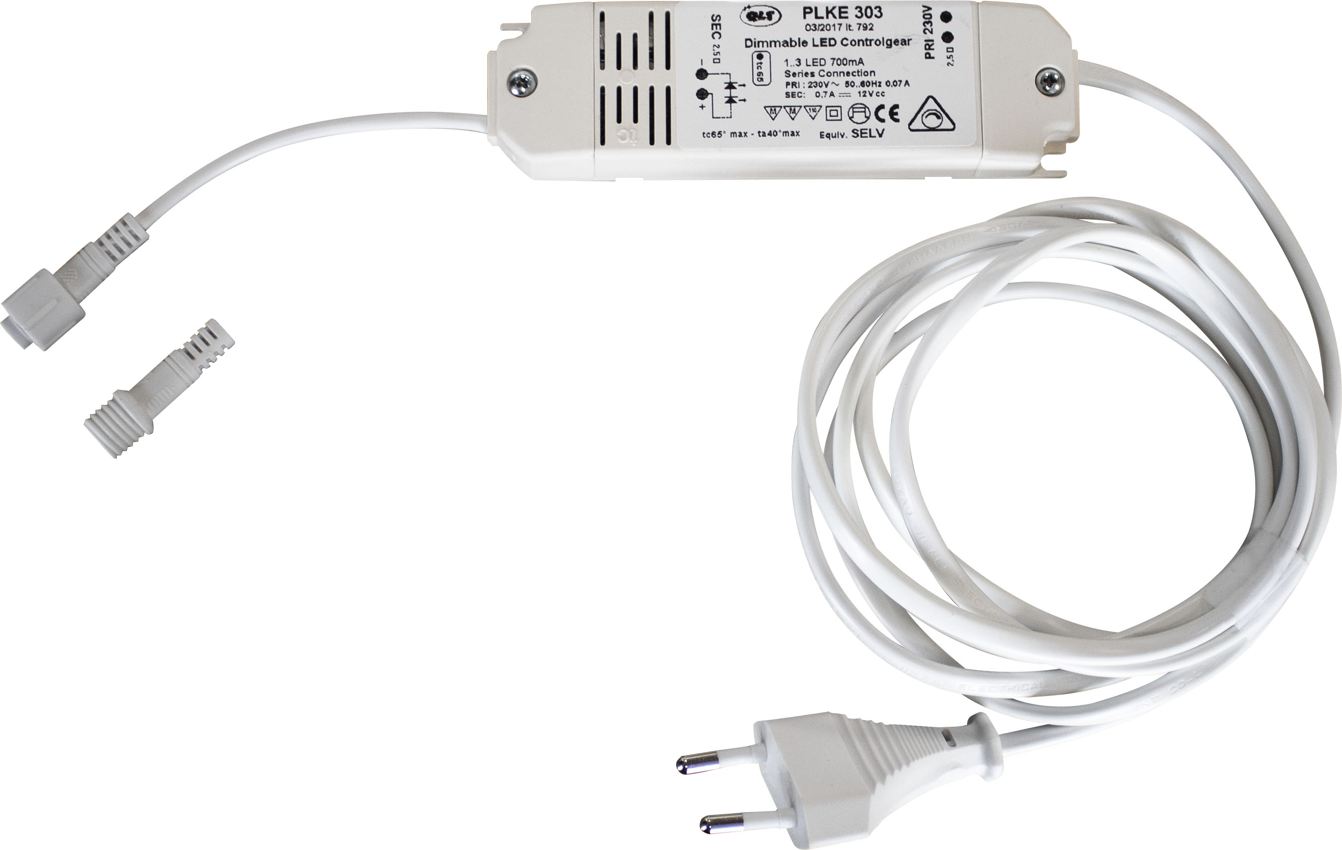 Transformator t.b.v. douglas tuinlantaarn.