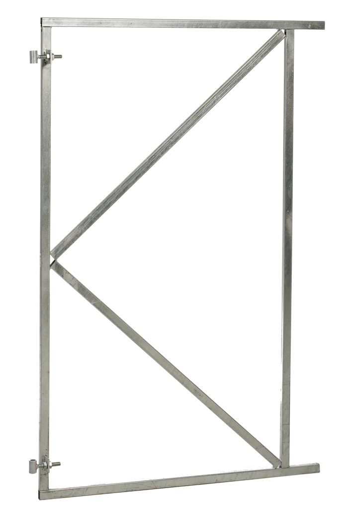 Verstelbaar stalen poortframe 90 x 155 cm, vuurverzinkt.