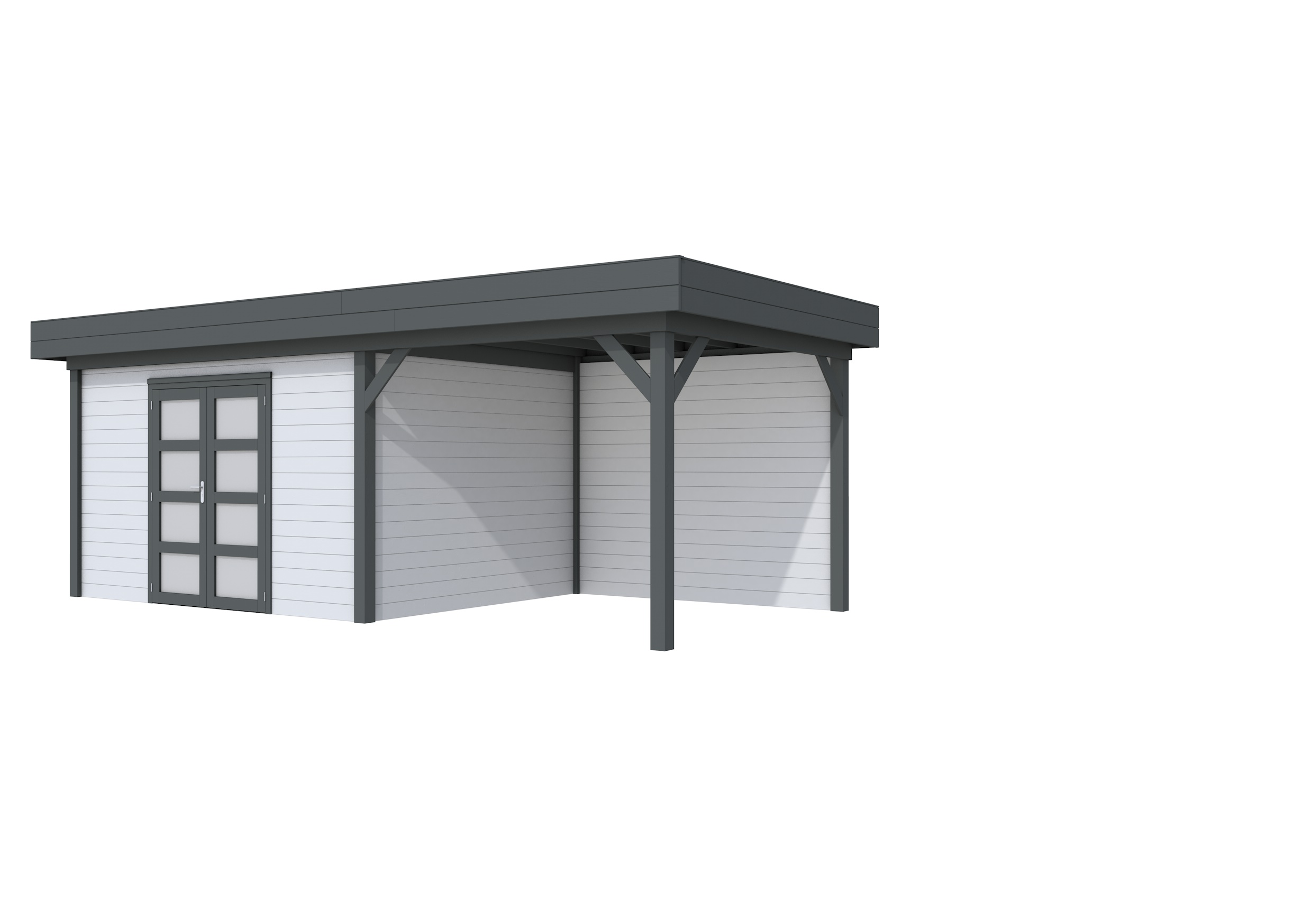 Topvision tuinhuis met zijluifel