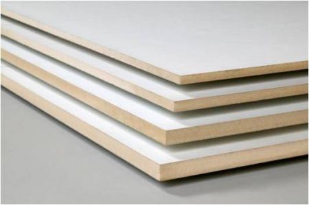 MDF wit gegrond 122x244cm - Afbeelding 2