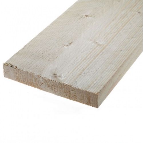 Vuren 32x200mm Steigerplanken Ruw 5m1 - Afbeelding 2
