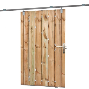 Schuifdeur geimpregneerd 130x195cm inclusief rails