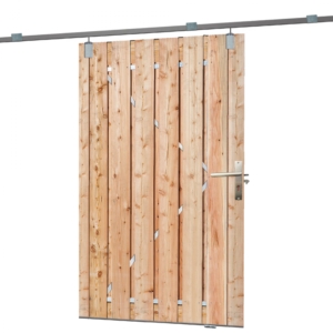 Schuifdeur Douglas 130x195cm inclusief rails