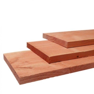 Douglas plank 25x250mm Fijnbezaagd