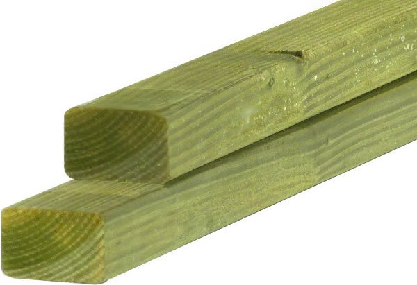 Geimpregneerd vuren 45x70mm geschaafd - Afbeelding 3