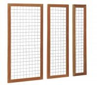 Betonijzer bangkirai trellischerm 90x180cm - Afbeelding 2