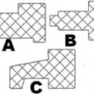 001. Meranti kozijnhout 66x110mm  A / B / C profiel