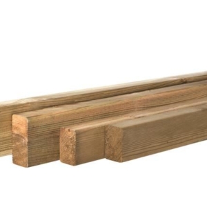 Geimpregneerd 44x95mm Geschaafd