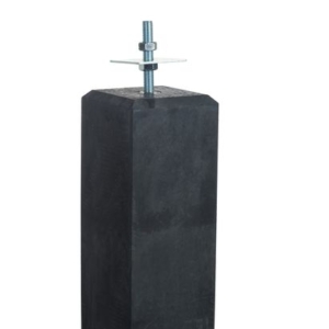 Verstelbare Betonpoer 18x18x50cm Antraciet