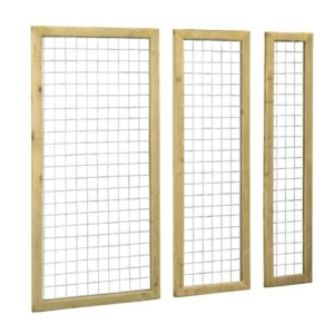Betonijzer geimpregneerd trellischerm 180x180cm