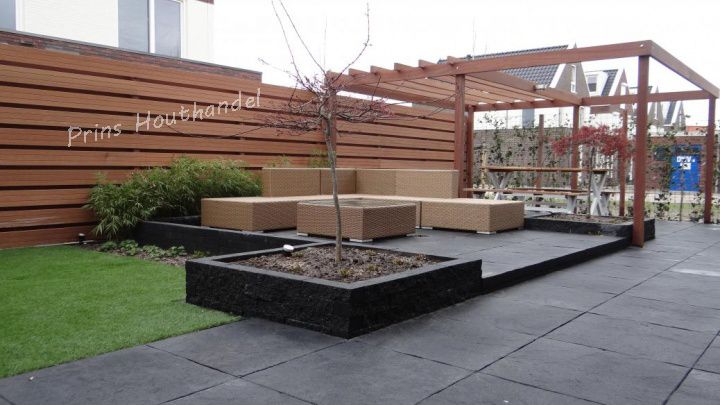 Hardhouten schuttingplank geschaafd 16x145mm - Afbeelding 4