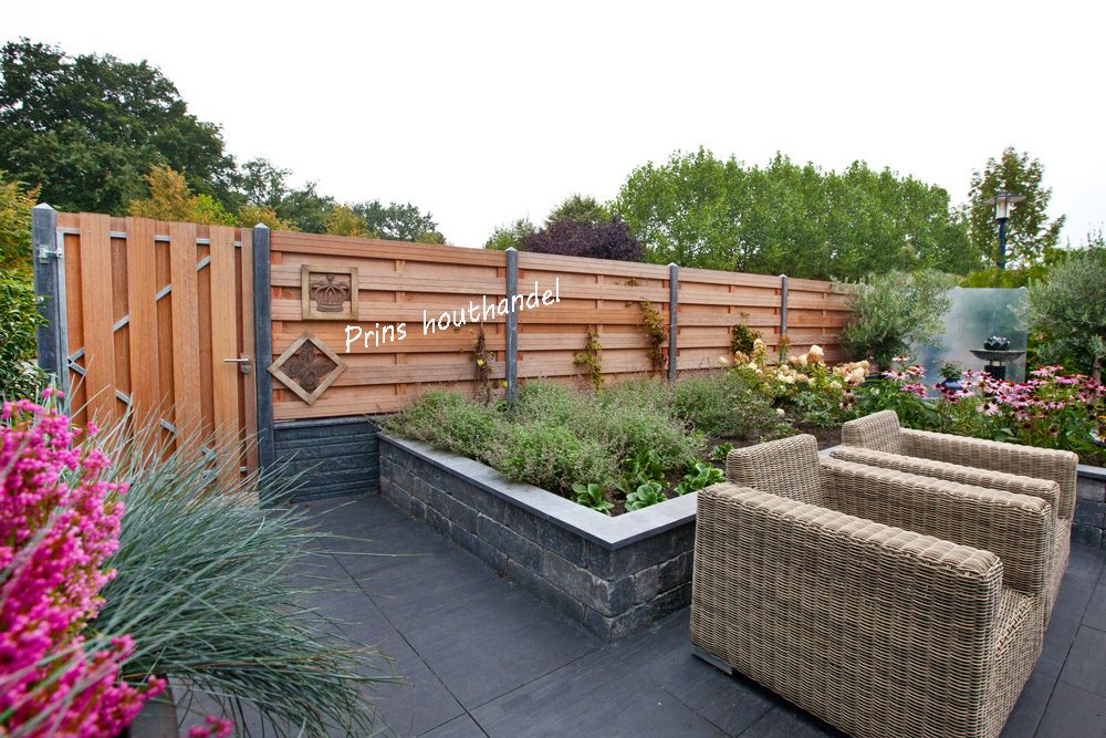 Hardhouten schuttingplank geschaafd 16x145mm - Afbeelding 2