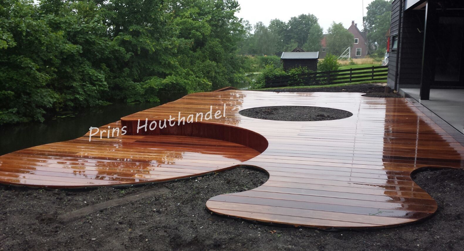 Hardhouten Bankirai Yellow Balau Vlonderplanken 28x190mm (aanbieding) - Afbeelding 11