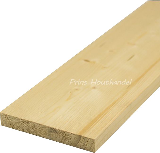 Vuren 28x195mm Steigerplanken Geschaafd 5.1m1 - Afbeelding 3