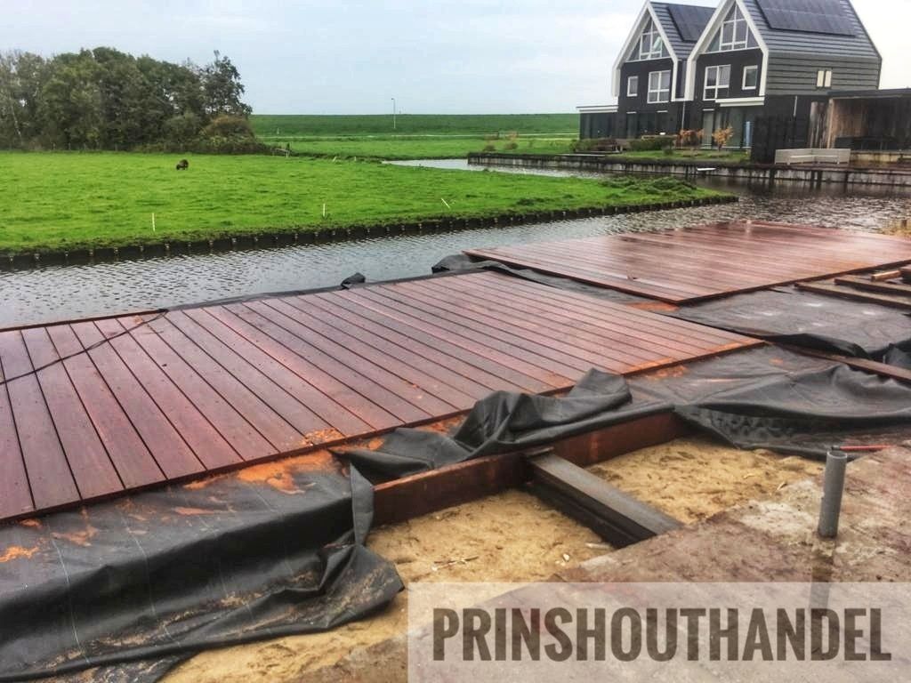 Hardhouten Bankirai Yellow Balau Vlonderplanken 28x190mm (aanbieding) - Afbeelding 8