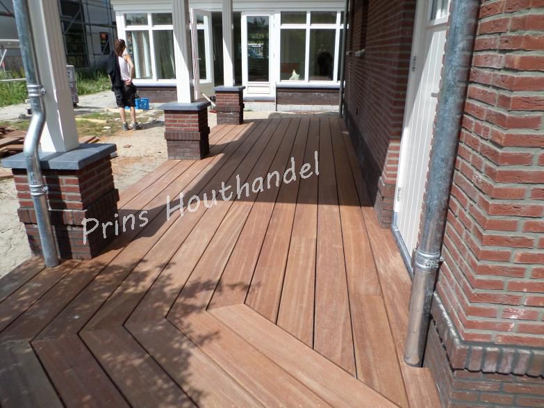 Hardhouten Bankirai Yellow Balau Vlonderplanken 28x190mm (aanbieding) - Afbeelding 10