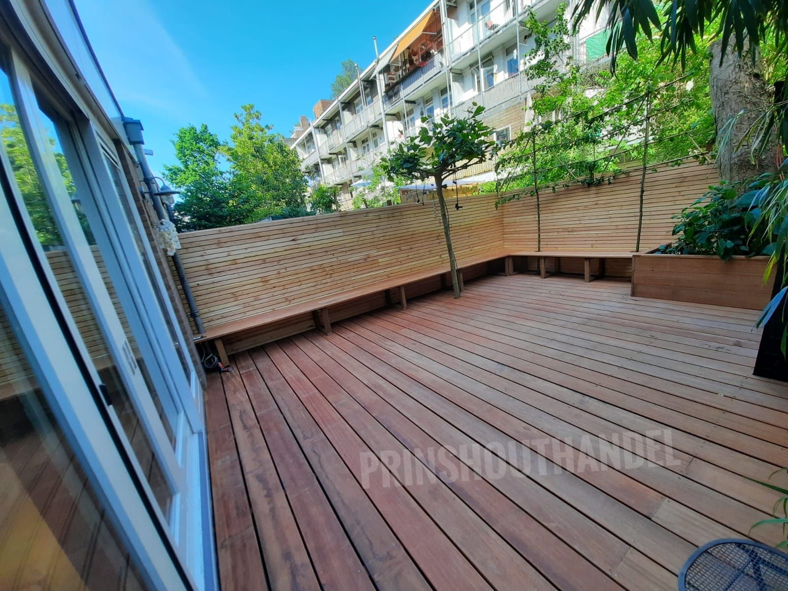 Hardhouten Bankirai Yellow Balau Vlonderplanken 28x190mm (aanbieding) - Afbeelding 7