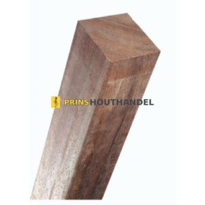 Paal Hardhout Azobe 60x60mm