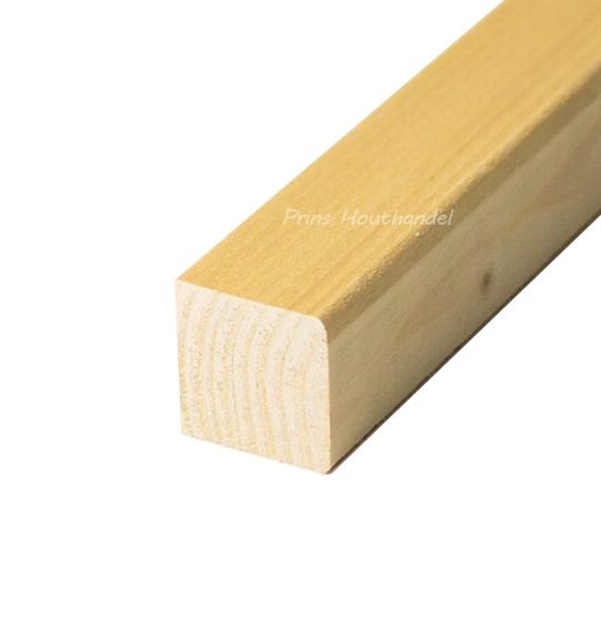 Vuren Balkhout 44x44mm Geschaafd