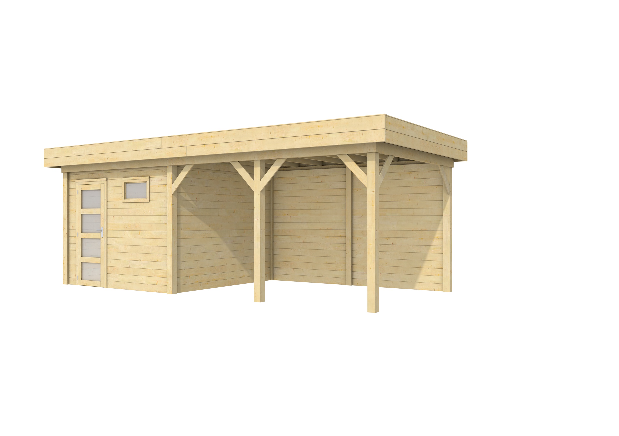 Topvision tuinhuis met zijluifel