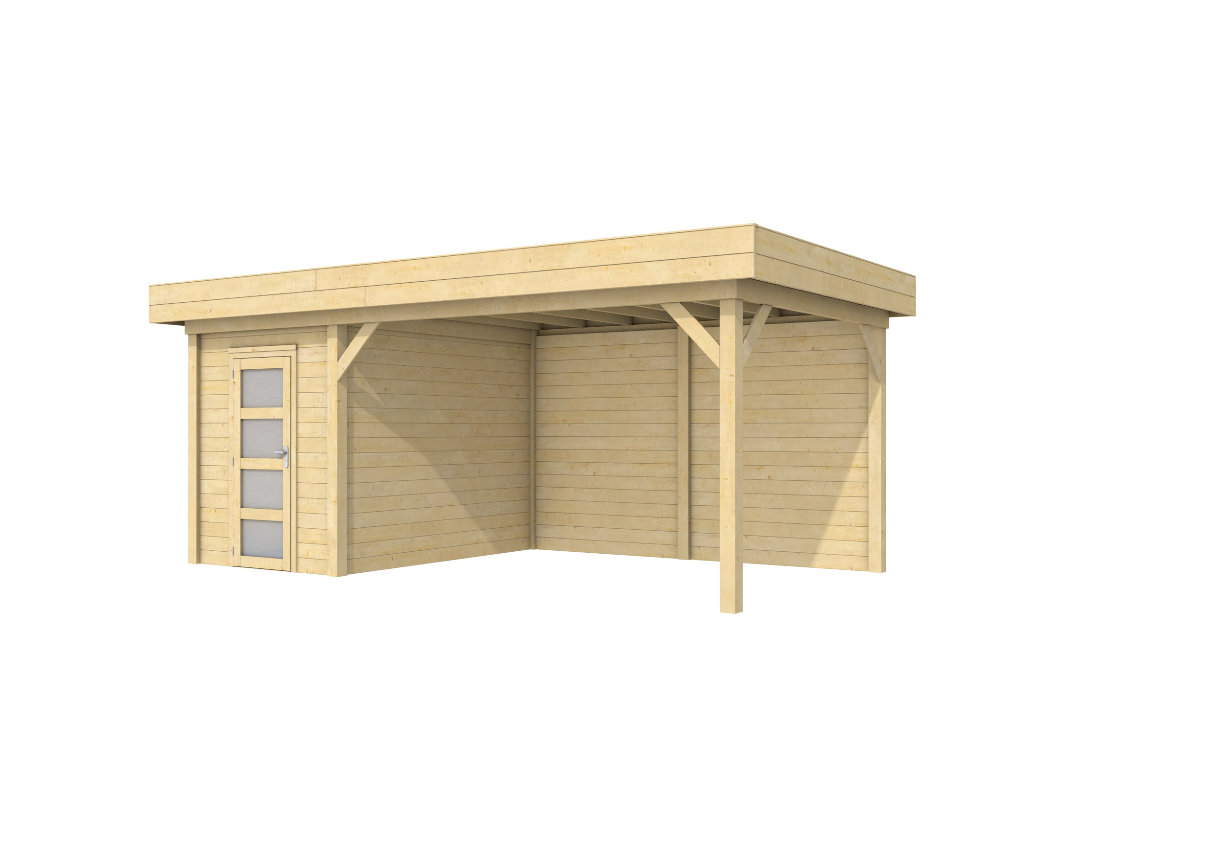 Topvision tuinhuis met zijluifel